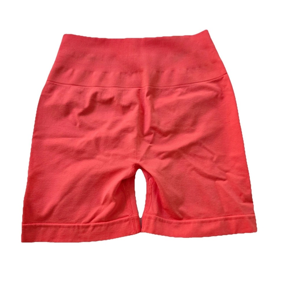 YoungLA‎ W164  Shorts Women's Size XS Coral High Waisted Yoga Training
